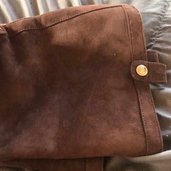 Tommy Hilfiger suede mid calf boots - Picture 5 of 8